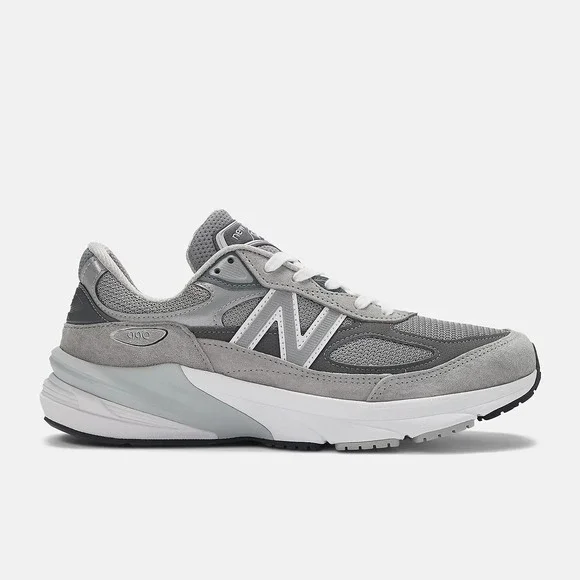 New Balance® (Men's 13 D) 990v6 Made In USA Running Shoes in Grey - $200